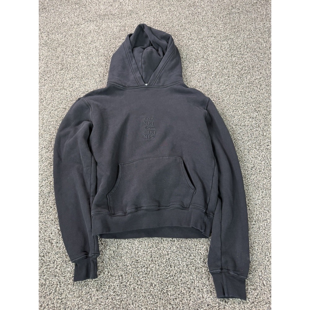Frankie's Bikinis Pullover Hoodie Women's Size Small Black